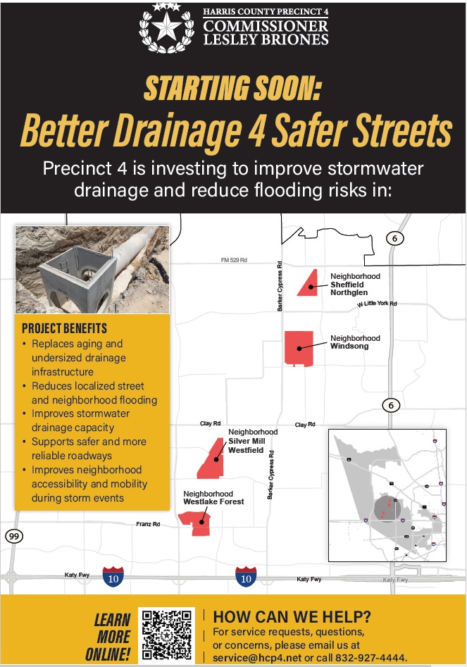 Precinct 4 Street Drainage Project July 2026